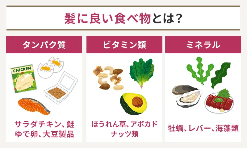 髪に良い食べ物とは？